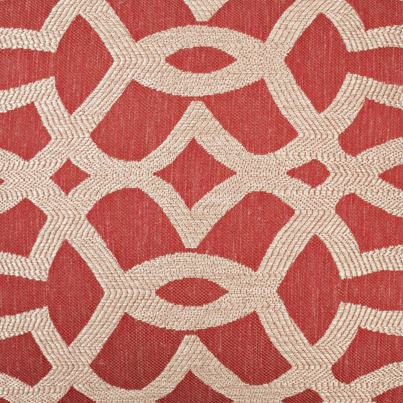 Neron Pillow Cover & Insert, Red, Square 22"