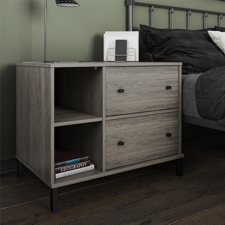 Kalissa 24.13'' Tall 2 - Drawer Nightstand