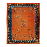 Chinese Antique Art Deco rug 9'3'' X 11'6''