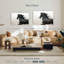 Cheval frison noir-107503137