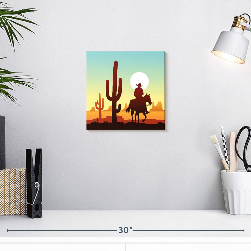 Cowboy du désert Lelar Cactus, H 10 po x l 10 po