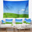 Tapisserie paysage paysage vert pré-28492247