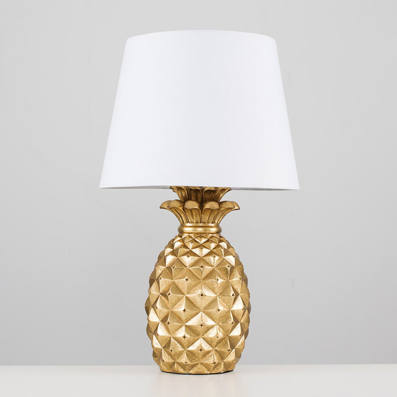 Bernina Table Lamp, White, LED Bulb