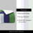 kate spade new york Color Block Full/Queen Comforter Set, 300 Thread Count and 100% Cotton Cover, All Season 3 Piece Reversible Bedding Set, Machine Washable, Navy, Green and White -119812797-109424216