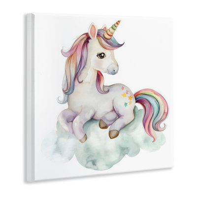 «Rainbow Unicorn on Cloud», plaque murale par Creative Studio