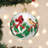 3.5'' Glass Birds Hanging Figurine Ornament