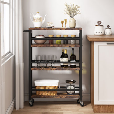 Slim Rolling Kitchen Storage Cart