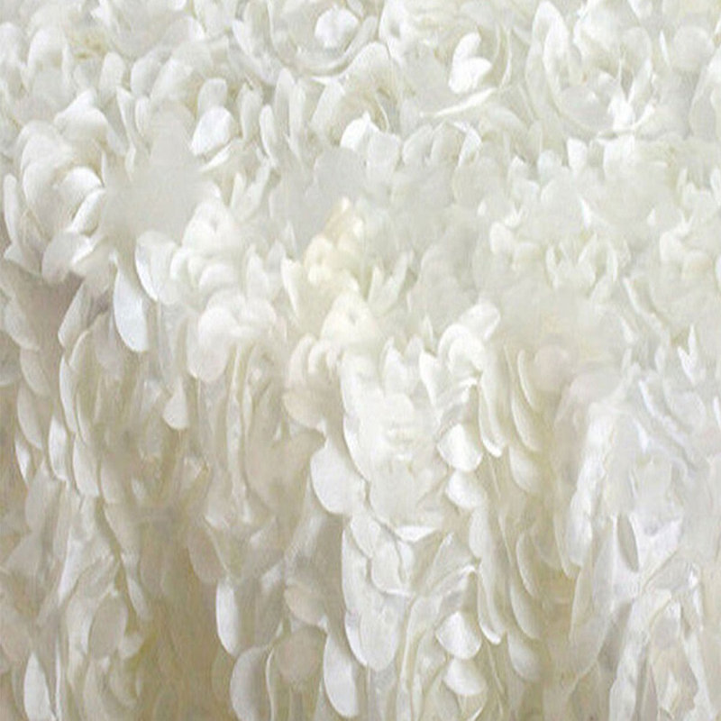 Rafe Rosette Tablecloth, Ivory