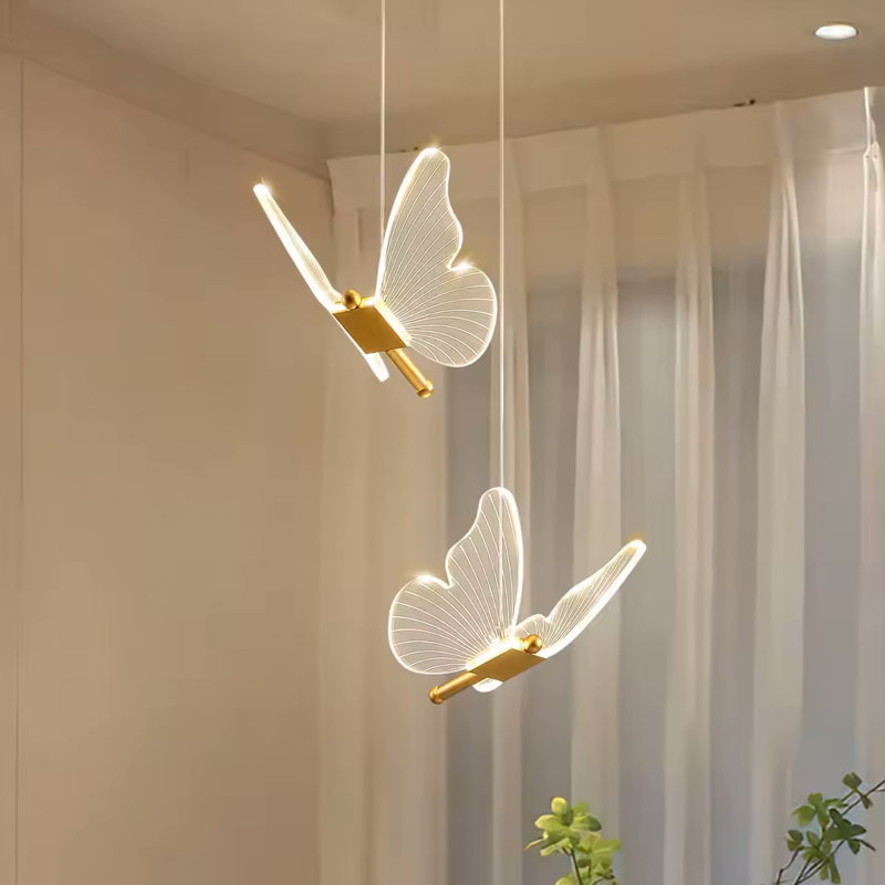 Lustre papillon 2 lumières Modern