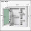 Armoire de salle de bain murale polyvalente avec rangement et miroir, améliorant l'organisation de la salle de bain