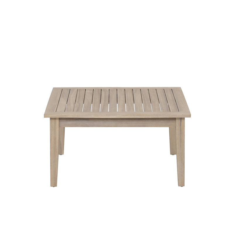 Amina Solid Wood Square Coffee Table