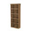 Brown Wood 10 Cubby Room Wall Shelf, 18" x 7" x 42"