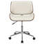 Chaise de bureau moderne avec structure en noyer et siège réglable