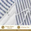 Ensemble de housse de couette rayée en coton délavé avec fermeture à glissière et attaches de coin-132664412-132664413
