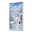 «White Winter Village Landscape II - Forest», art mural-2081400755-2114786705