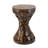 Artisanal Hourglass Side Table with Mosaic Texture