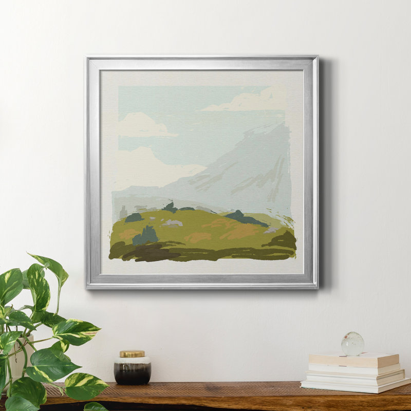 Impression encadrée Alpine Ascent IV-Premium - prête à être accrochée, H 22,5 po x l 22,5 po x P 1,5 po, Pas de tapis