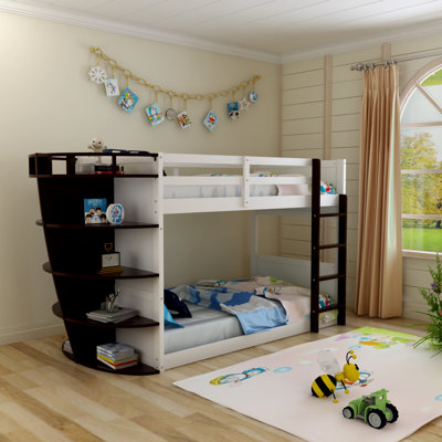 Schwerin Kids Twin Over Twin Bunk Bed