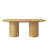 78.7" W Oval Solid Wood Base Dining Table-1991214409