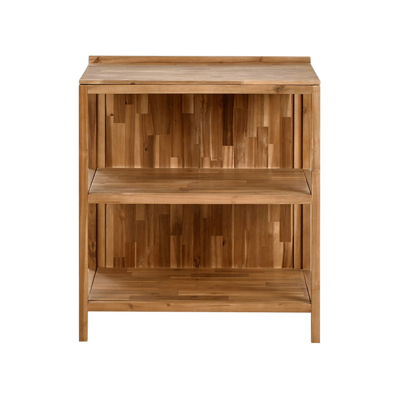 Outdoor Kitchen Island VENOSA Acacia Wood Brown
