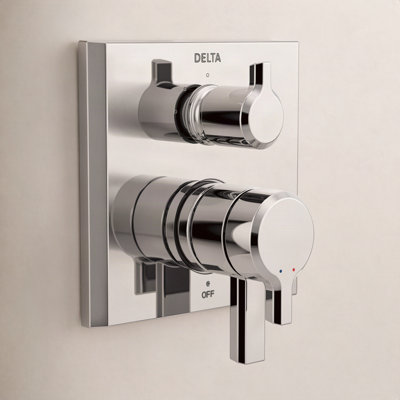 Pivotal Integrated 3-Function Diverter Faucet Trim