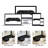 Boneless 187.39''Flannel Modular U-Shaped Sectional Sofa Set Reversible & Spacious Living Room Couch Set With 2 Chaises &4 Pillows,No Assembly Required-861726670