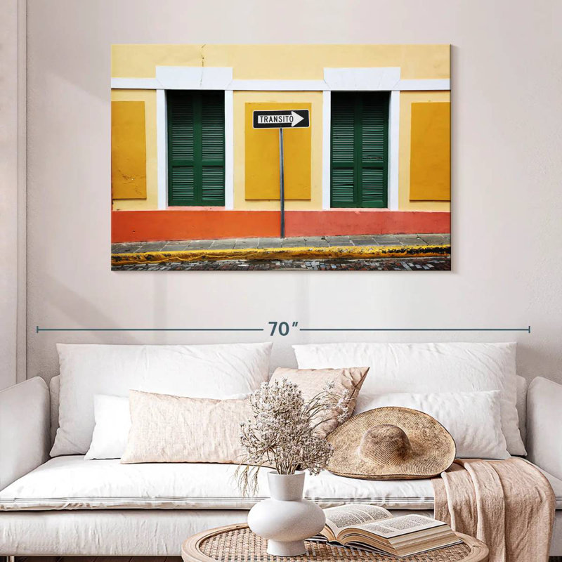 Sirci, rue San Juan vibrante, H 32 po x l 48 po