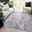 Tapis bleu argenté-662426650