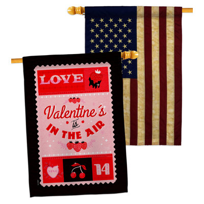 Drapeau de maison 40 po x 28 po Sendre Love