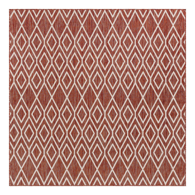 Darcella Turks and Caicos Indoor/Outdoor Rug, Square 7'10"