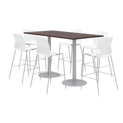 72" L Rectangular Breakroom Table and Chair Set