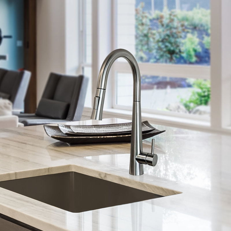 Transform Pull Down Touch Kitchen Faucet