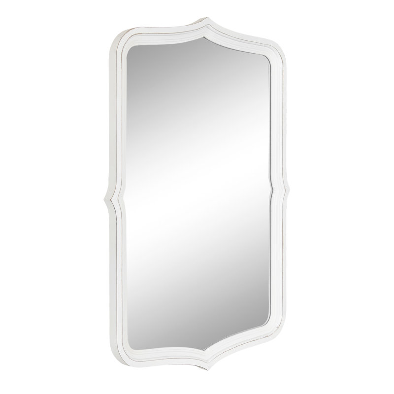 Fayia Engineered Wood Mirror, White