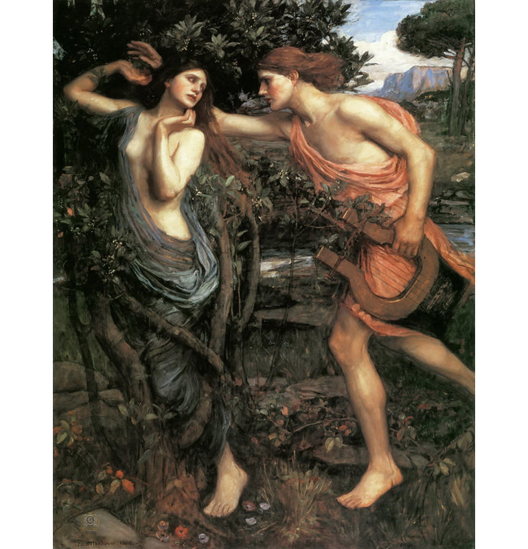 Apollo and Daphne, 18" H x 14" W