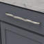 Poignée à poignée de la collection Trellis - Poignée d'armoire centrale à centrale en nickel satiné de 12 po - Quincaillerie traditionnelle pour tiroirs et armoires-116400632-116400647