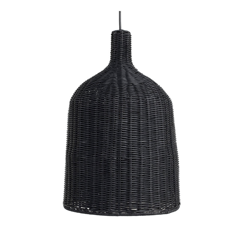 San Antoni Pendant Lamp S, Matte Black, 28" H x 18" W