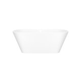 Vetralla 58.75" L x 29.13" W Freestanding Soaking Volcanic Limestone Bathtub