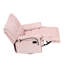 Chaise simple rose confortable avec plateau amovible, réglable à 150 degrés, rembourrée en éponge, plateau en bois massif et à base de bois confortable et amovible sur le côté, dos à degrés, panneau pour petite pièce-838473083