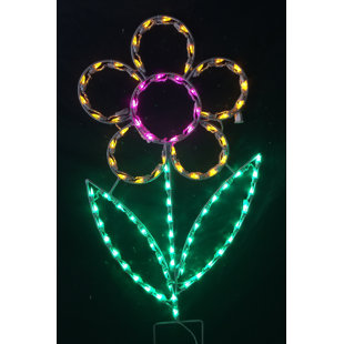 Grand présentoir lumineux des Fêtes de printemps