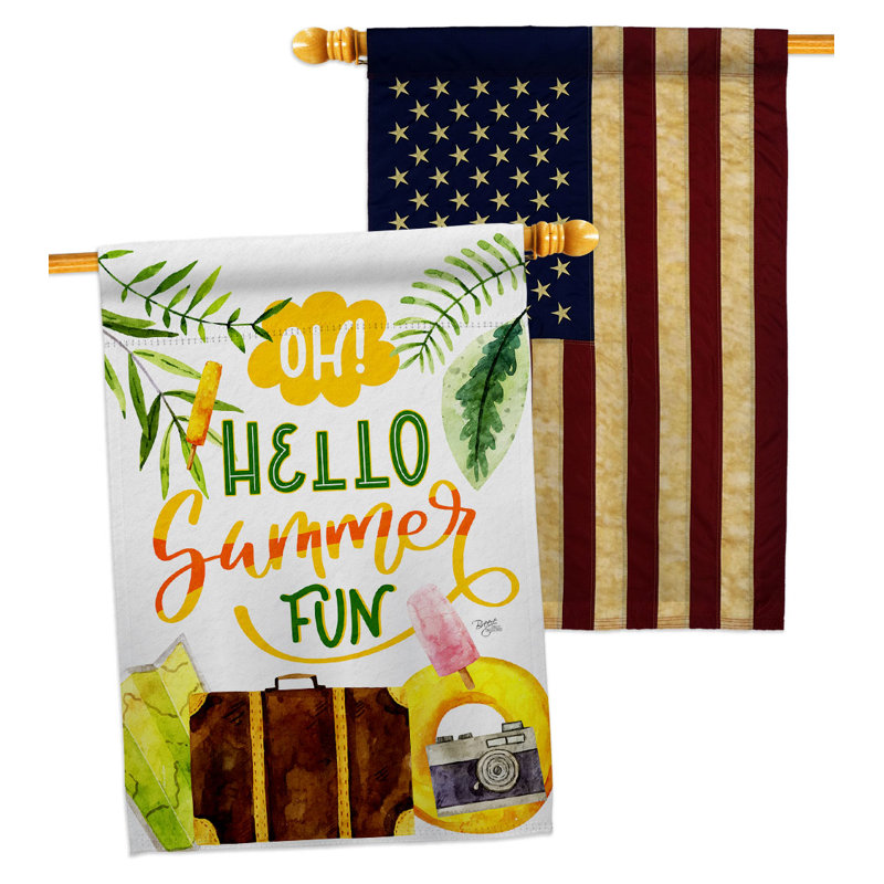 Drapeau de maison Oh Summer