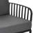 Kaori Modern Outdoor Conversation Set With Loveseat And Glass-Top Table-1073433476