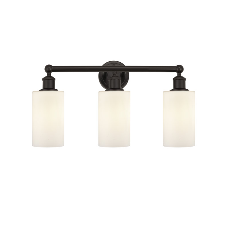 Caldello 3 - Light Dimmable Vanity Light, Matte White, Oil Rubbed Bronze