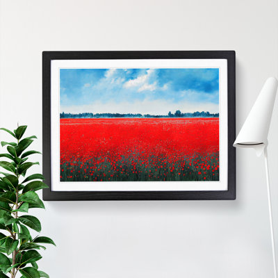 Awesome Poppies Flowers - Framed Print