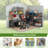 8 ft. W x 6 ft. D Tool Storage Outdoor Storage Shed with  with Floor, Lockable Sliding Doors and Vents-100137803