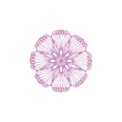 Décalcomanie murale yoga mandala