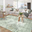 Tapis moderne lavable abstrait bleu-760678851-743052108