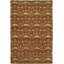 Dumraon Ikat Area Rug in Orange/Yellow-774874549