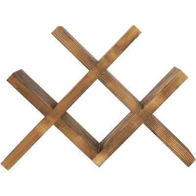 Padulsky Solid Wood Tabletop Wine Bottle Rack