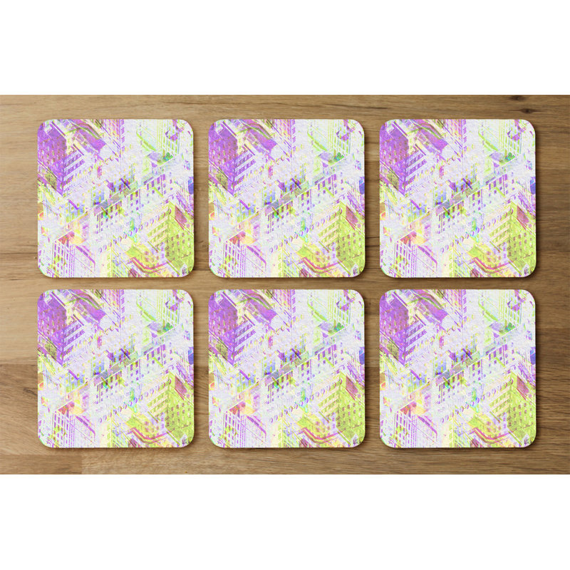 Square 6 Piece Coaster Set