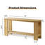 Console 63 "avec tablette de rangement Boho
